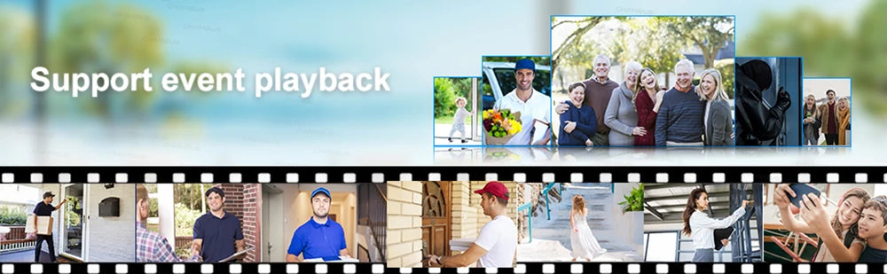 TUYA Video Doorbell WiFi  Wireless Outdoor Door Bell Camera AC Power 1080P Video Door Phone Waterproof IP65 Alexa Google Home