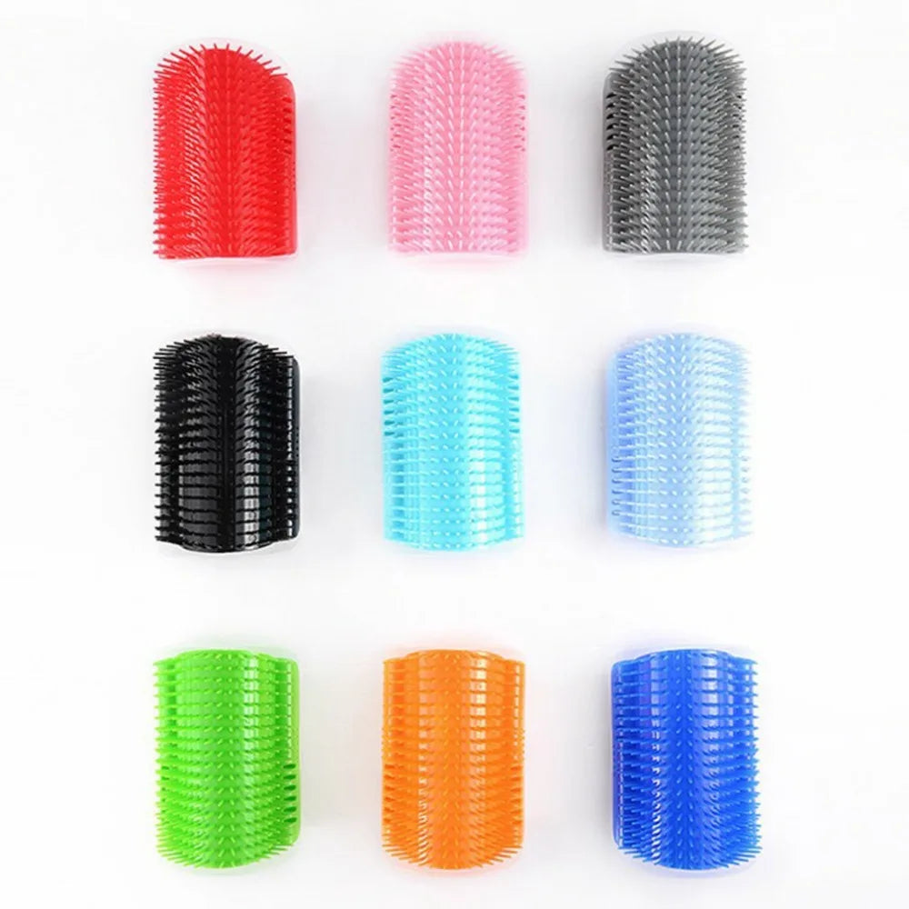 Pet Products For Cats Brush Corner Cat Massage Self Groomer Comb Brush With Catnip Cat Rubs The Face With Tickling Comb