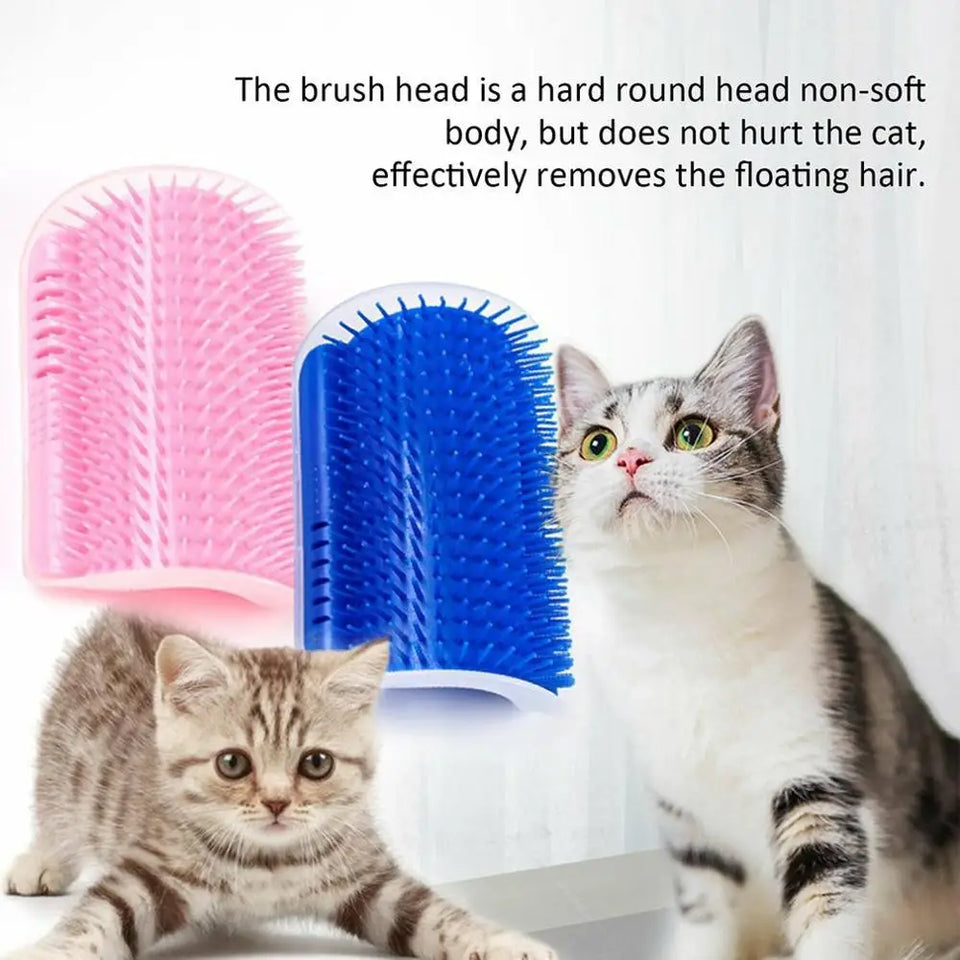 Pet Products For Cats Brush Corner Cat Massage Self Groomer Comb Brush With Catnip Cat Rubs The Face With Tickling Comb