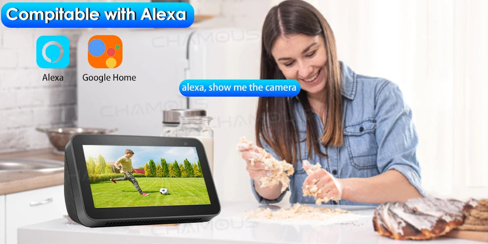 TUYA Video Doorbell WiFi  Wireless Outdoor Door Bell Camera AC Power 1080P Video Door Phone Waterproof IP65 Alexa Google Home