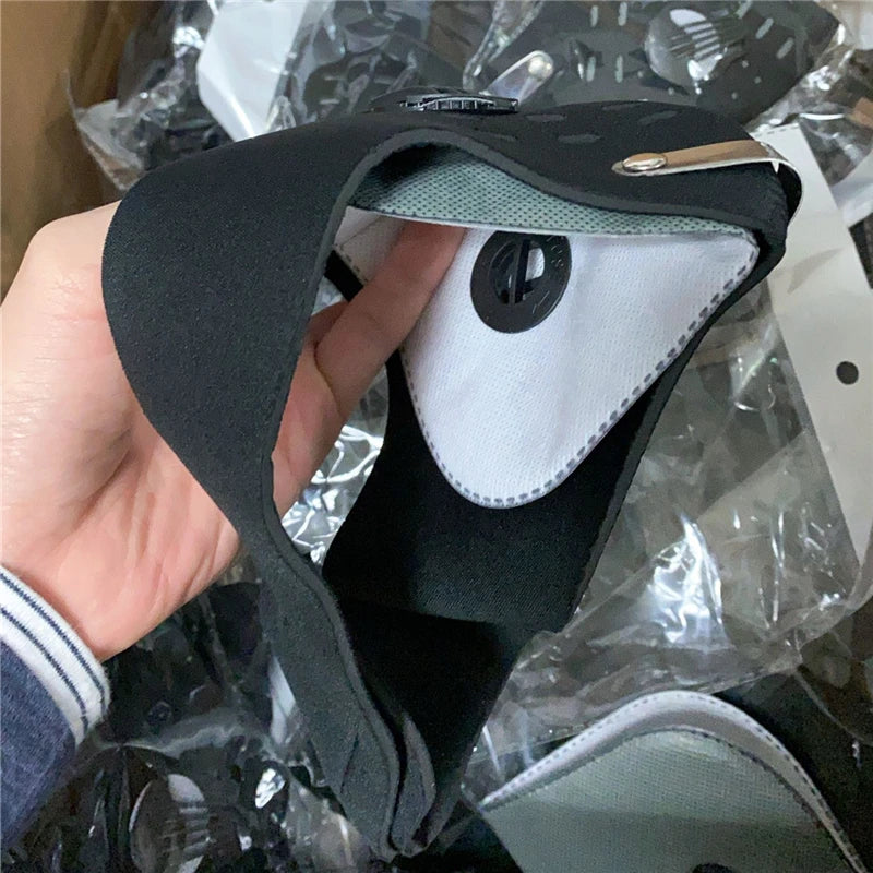 Fast Ship Men Women PM 2.5 Activated Carbon Dust Proof Cycling Face Masks Anti Pollution Mouth Bike Training Mask Face Shield