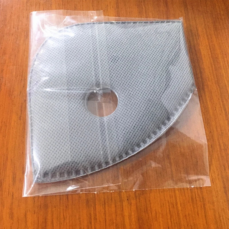 10pcs/lot Cycling Face Masks Filter MTB Road Cycling Equip Anti-Dust PM2.5 Replacement With Active Carbon Filter Protect