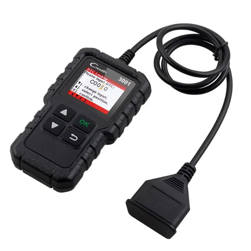 Turn Off Engine Light, Original Launch Creader 3001 OBDII / EOBD Code Scanner Car Diagnostic Tool, Support Languages