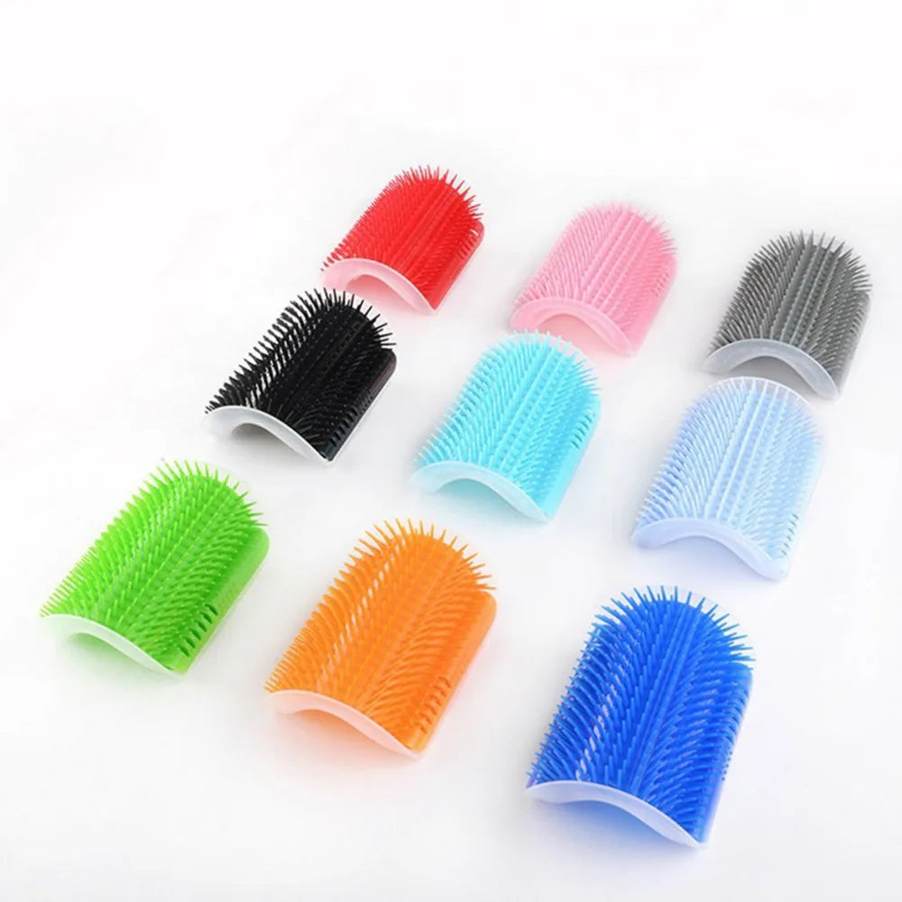 Pet Products For Cats Brush Corner Cat Massage Self Groomer Comb Brush With Catnip Cat Rubs The Face With Tickling Comb