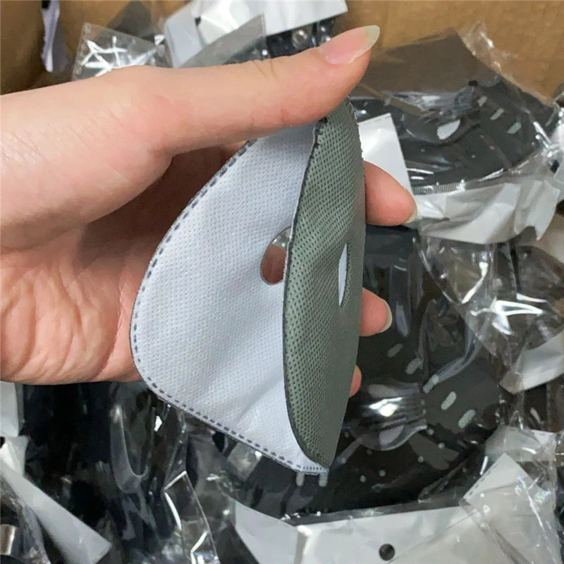 Fast Ship Men Women PM 2.5 Activated Carbon Dust Proof Cycling Face Masks Anti Pollution Mouth Bike Training Mask Face Shield