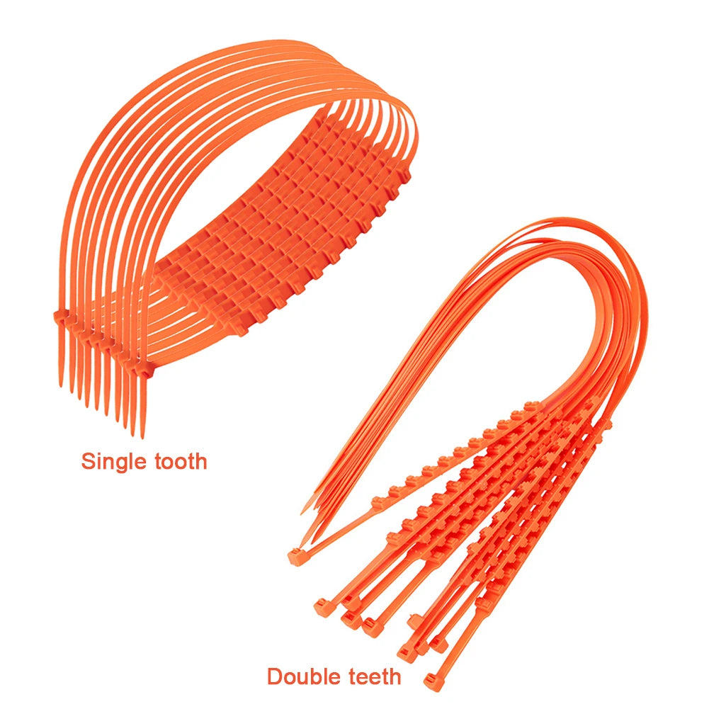 10/20Pcs Anti Skid Snow Chains Car Winter Tire Wheels Chains Winter Outdoor Snow Tire Emergency Double Grooves Anti-Skid Chains