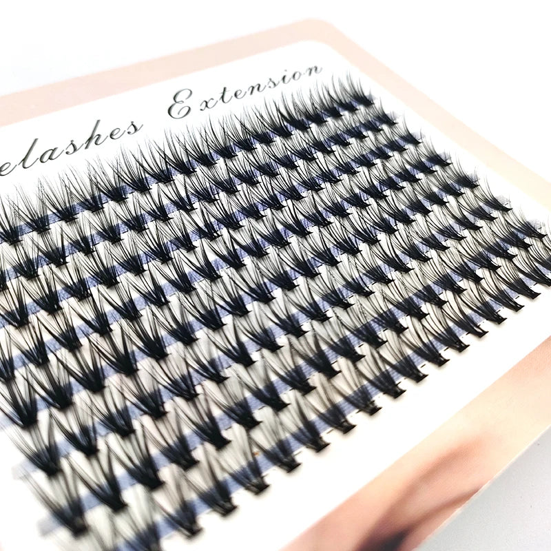 48/60/160 Bundles False Eyelash Extension Natural Mink Eyelashes Clusters Individual Lashes Bunches Makeup Cilia Eyes Faux Cils