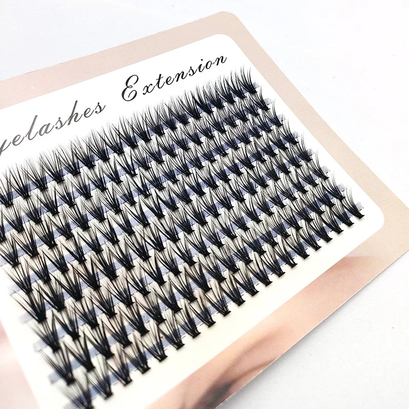 48/60/160 Bundles False Eyelash Extension Natural Mink Eyelashes Clusters Individual Lashes Bunches Makeup Cilia Eyes Faux Cils