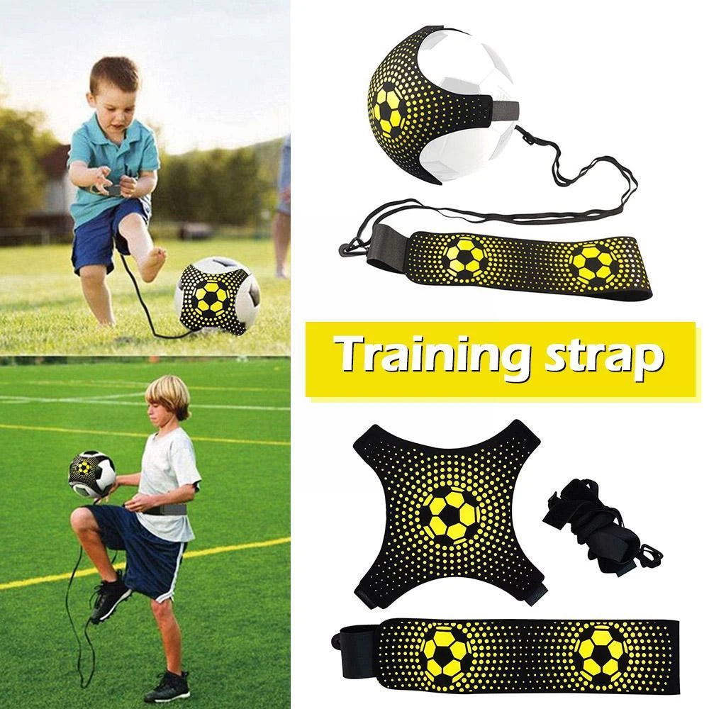 Soccer Training Belt,Football Kick Trainer,Solo Practice Training Aid, Adjustable Practice Belt for Kids and Adults Fits Ball