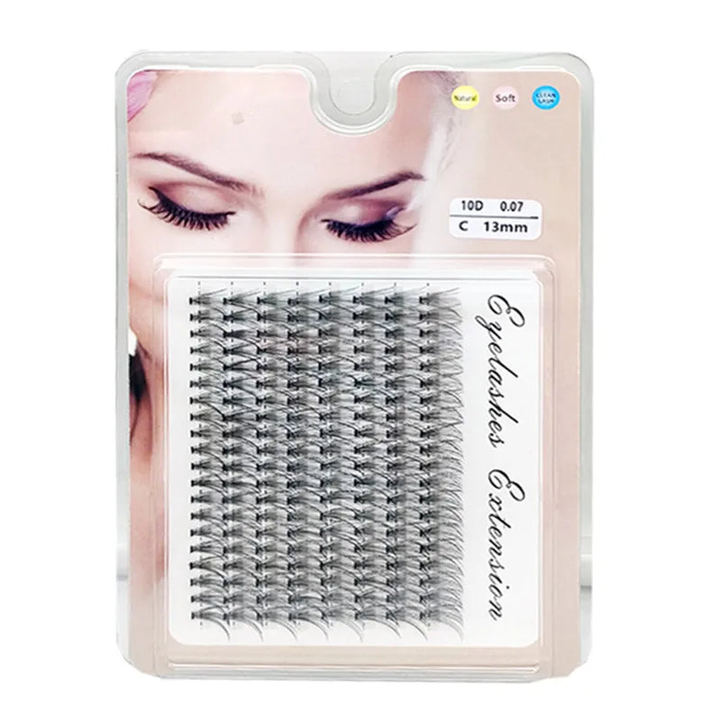 48/60/160 Bundles False Eyelash Extension Natural Mink Eyelashes Clusters Individual Lashes Bunches Makeup Cilia Eyes Faux Cils