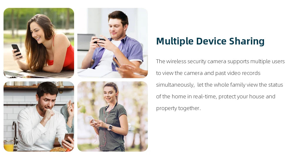 4MP Onvif 2.4G/5G Dual Band WiFi Home Security Cameras Waterproof Motion Detection Outdoor IP Alarm Surveillance Tuya Camera
