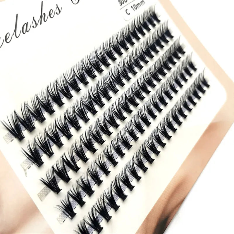 48/60/160 Bundles False Eyelash Extension Natural Mink Eyelashes Clusters Individual Lashes Bunches Makeup Cilia Eyes Faux Cils