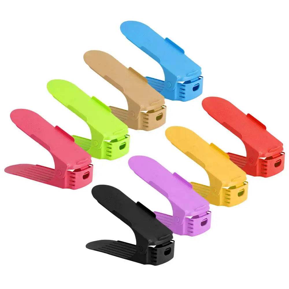 1/2/3pcs Integrated Shoe Rack Double Adjustable Shoe Rack Shoe Storage Rack Slipper Shoe Storage Home Organization