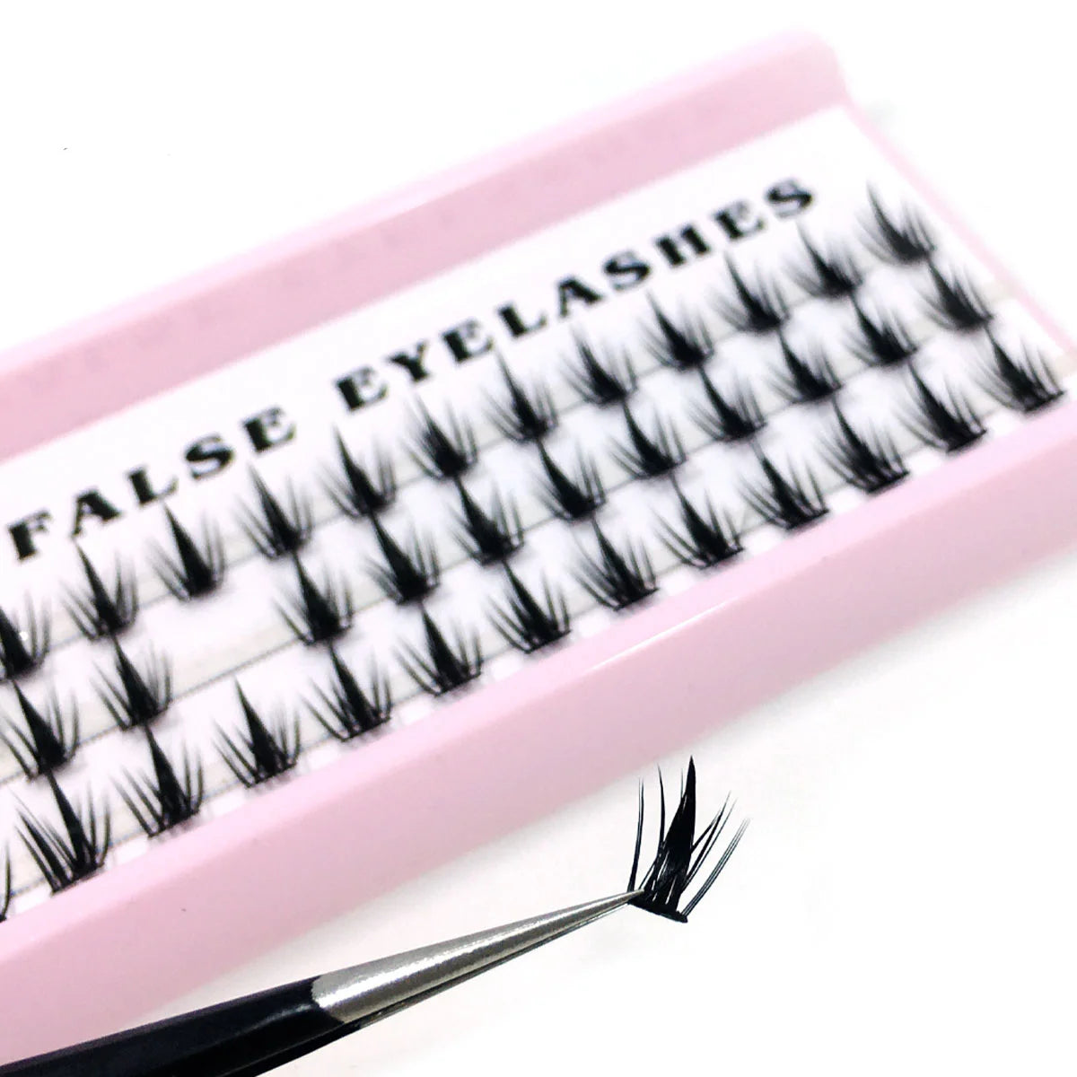 48/60/160 Bundles False Eyelash Extension Natural Mink Eyelashes Clusters Individual Lashes Bunches Makeup Cilia Eyes Faux Cils