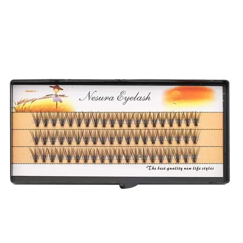 48/60/160 Bundles False Eyelash Extension Natural Mink Eyelashes Clusters Individual Lashes Bunches Makeup Cilia Eyes Faux Cils