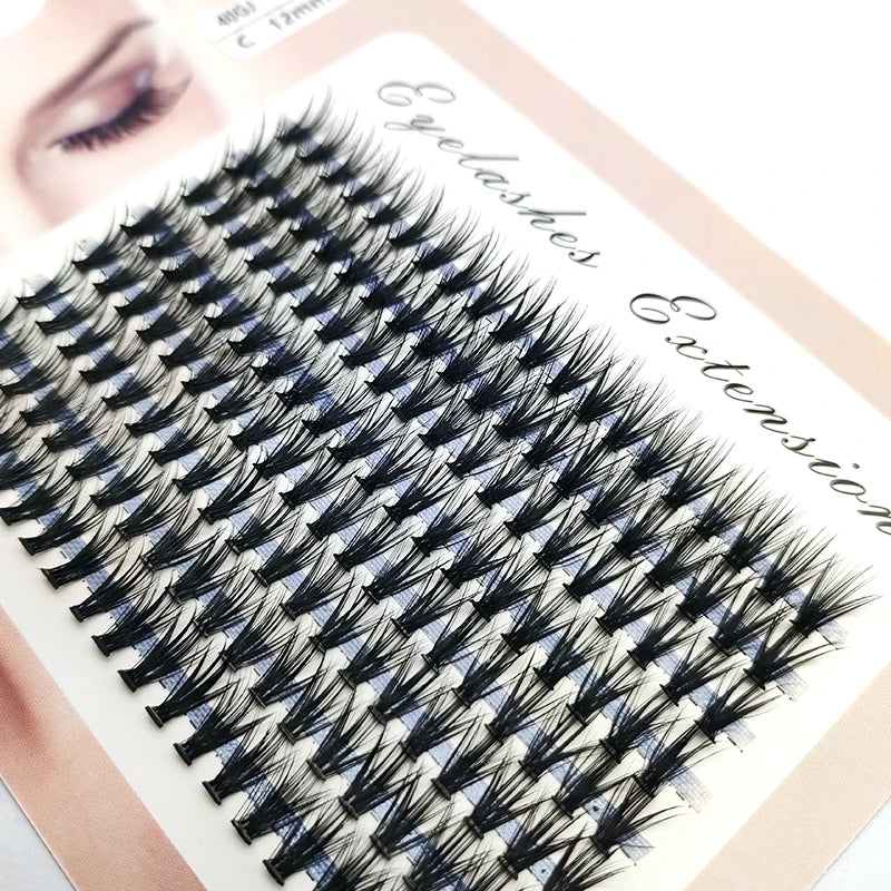 48/60/160 Bundles False Eyelash Extension Natural Mink Eyelashes Clusters Individual Lashes Bunches Makeup Cilia Eyes Faux Cils