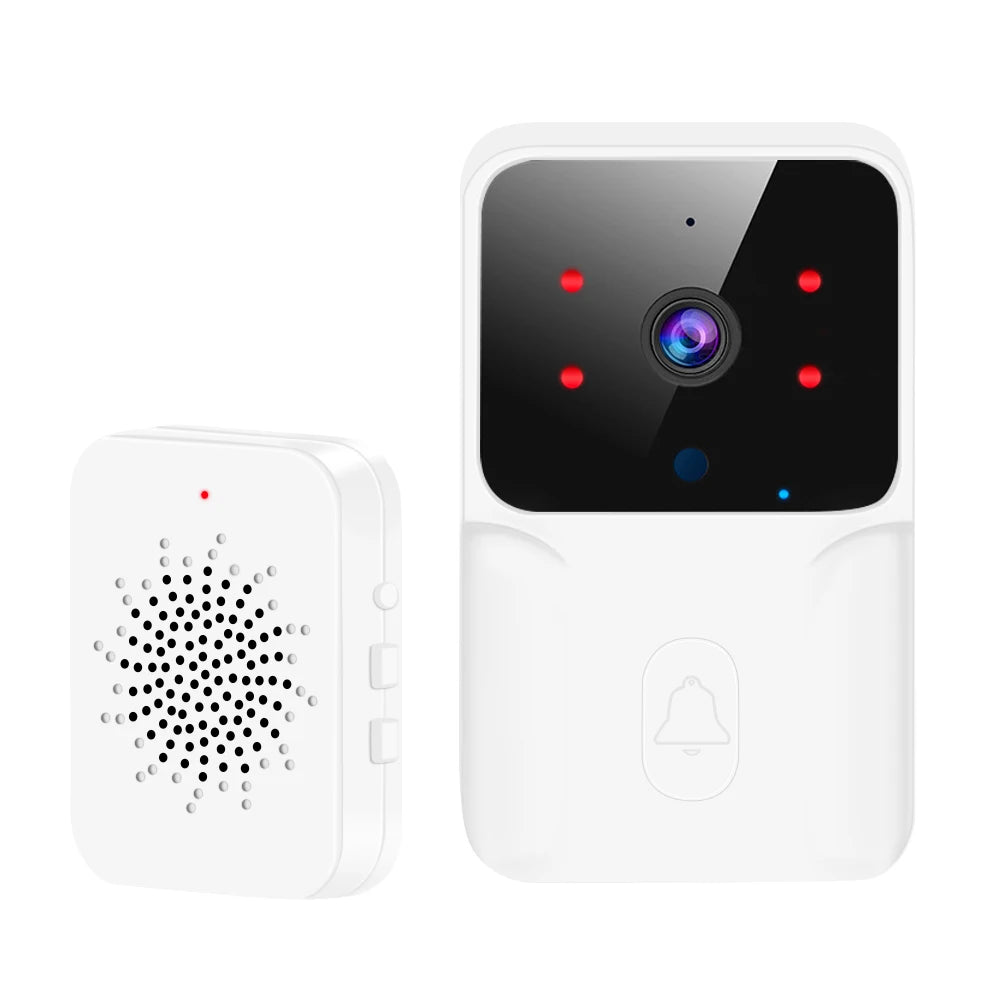 Tuya Video Doorbell Wireless HD Camera WiFi PIR Motion Detection IR Alarm Security Smart Home Security Door Bell WiFi Intercom