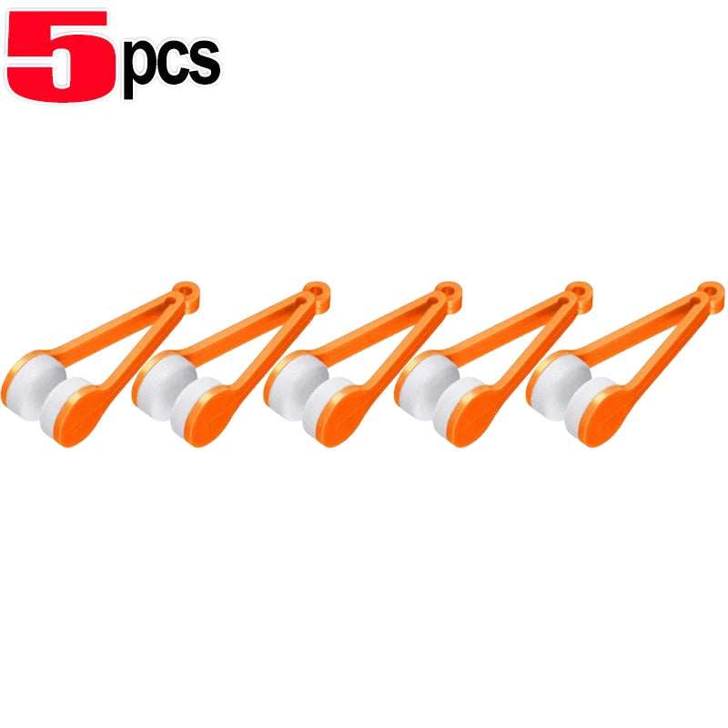 Mini Creative Two-side Glasses Brush Soft Microfiber Spectacles Cleaner Glasses Cleaner Rub Eyeglass Cleaning Brush Wiping Tool