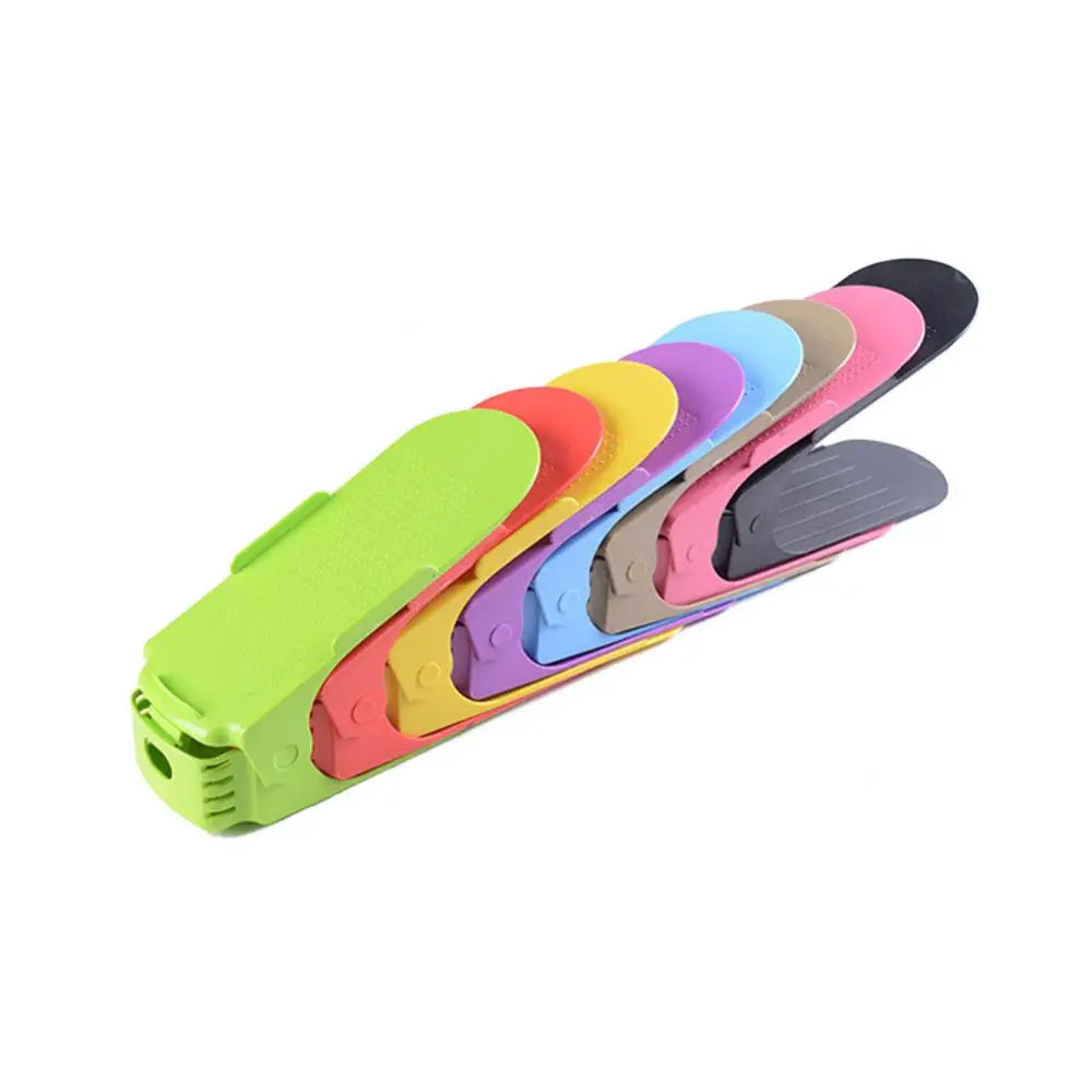 1/2/3pcs Integrated Shoe Rack Double Adjustable Shoe Rack Shoe Storage Rack Slipper Shoe Storage Home Organization