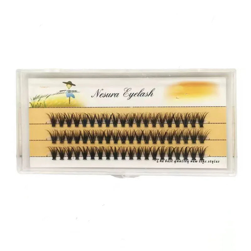 48/60/160 Bundles False Eyelash Extension Natural Mink Eyelashes Clusters Individual Lashes Bunches Makeup Cilia Eyes Faux Cils