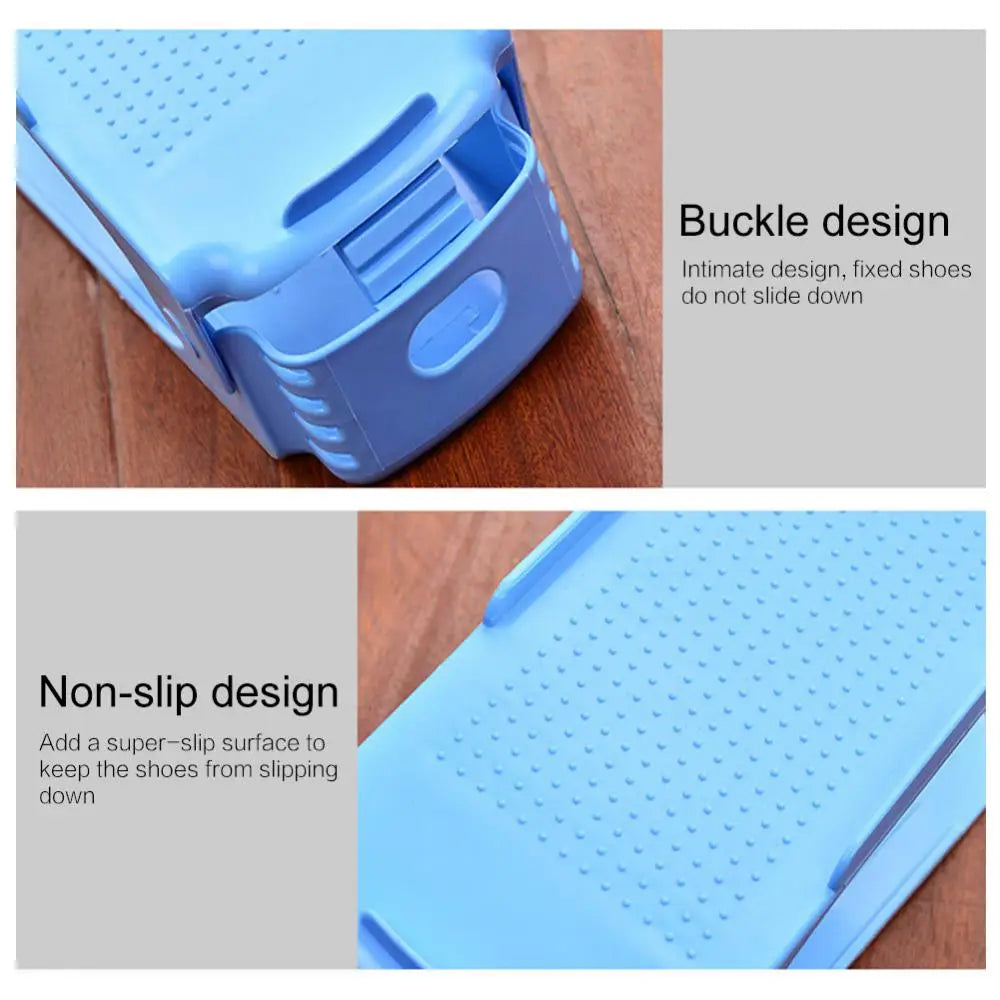 1/2/3pcs Integrated Shoe Rack Double Adjustable Shoe Rack Shoe Storage Rack Slipper Shoe Storage Home Organization