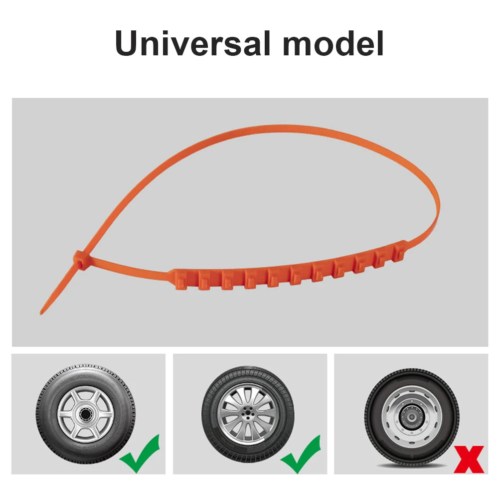 10/20Pcs Anti Skid Snow Chains Car Winter Tire Wheels Chains Winter Outdoor Snow Tire Emergency Double Grooves Anti-Skid Chains