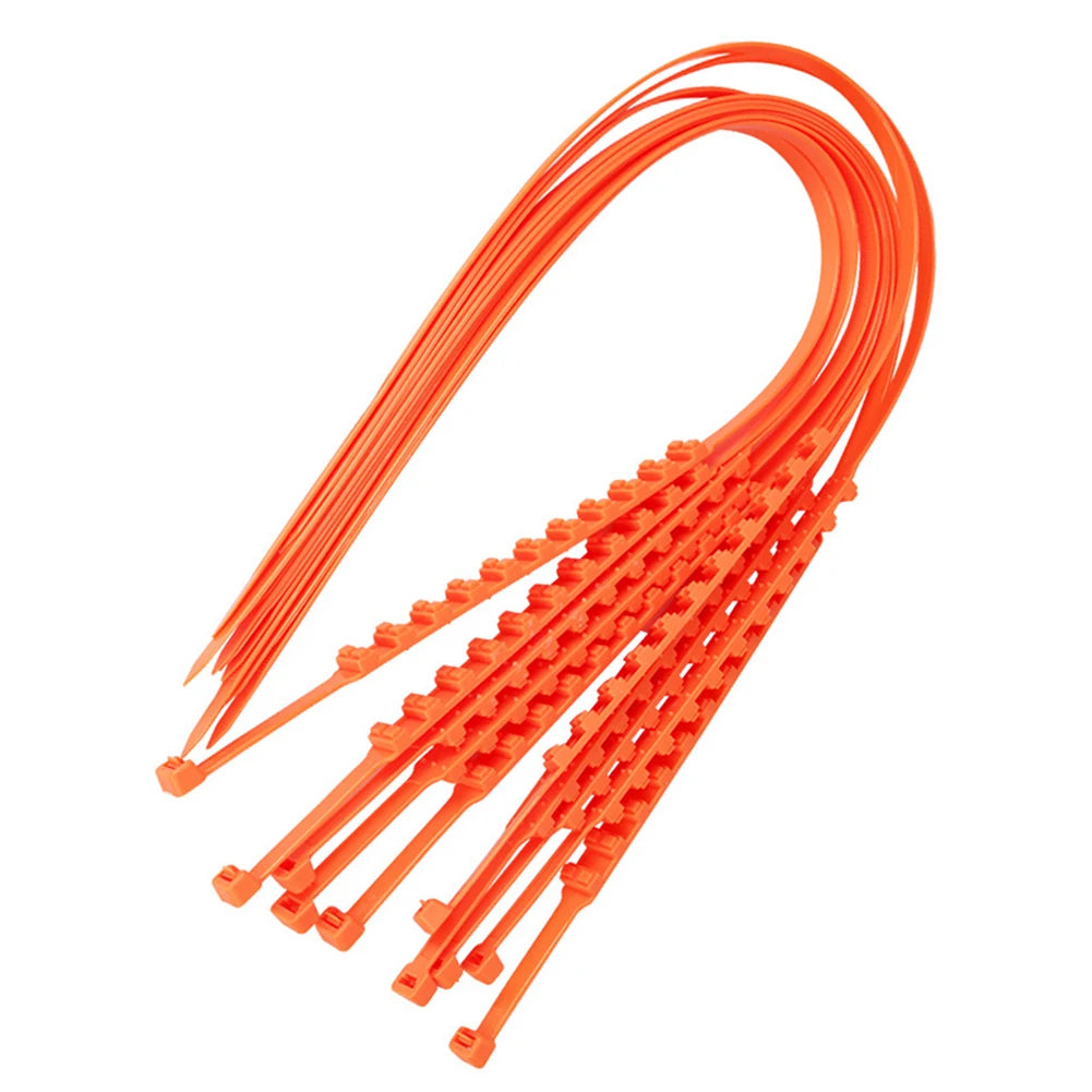 10/20Pcs Anti Skid Snow Chains Car Winter Tire Wheels Chains Winter Outdoor Snow Tire Emergency Double Grooves Anti-Skid Chains