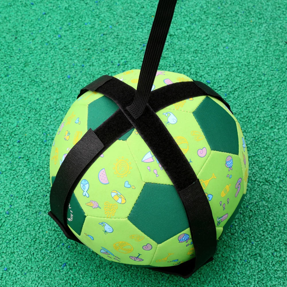 Soccer Training Belt,Football Kick Trainer,Solo Practice Training Aid, Adjustable Practice Belt for Kids and Adults Fits Ball