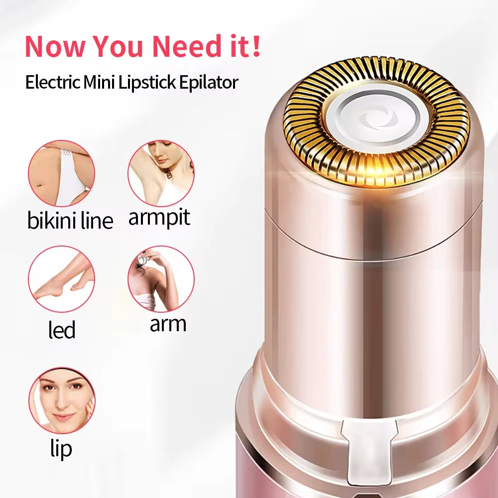 Electric Hair Removal Machine Eyebrow Trimmer Bikini Depilator Shaving Machine Face Hair Removal Painless Facial Shaver