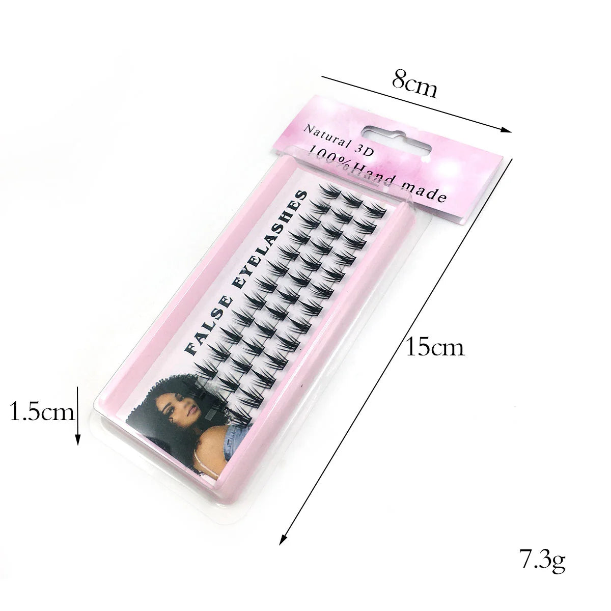48/60/160 Bundles False Eyelash Extension Natural Mink Eyelashes Clusters Individual Lashes Bunches Makeup Cilia Eyes Faux Cils