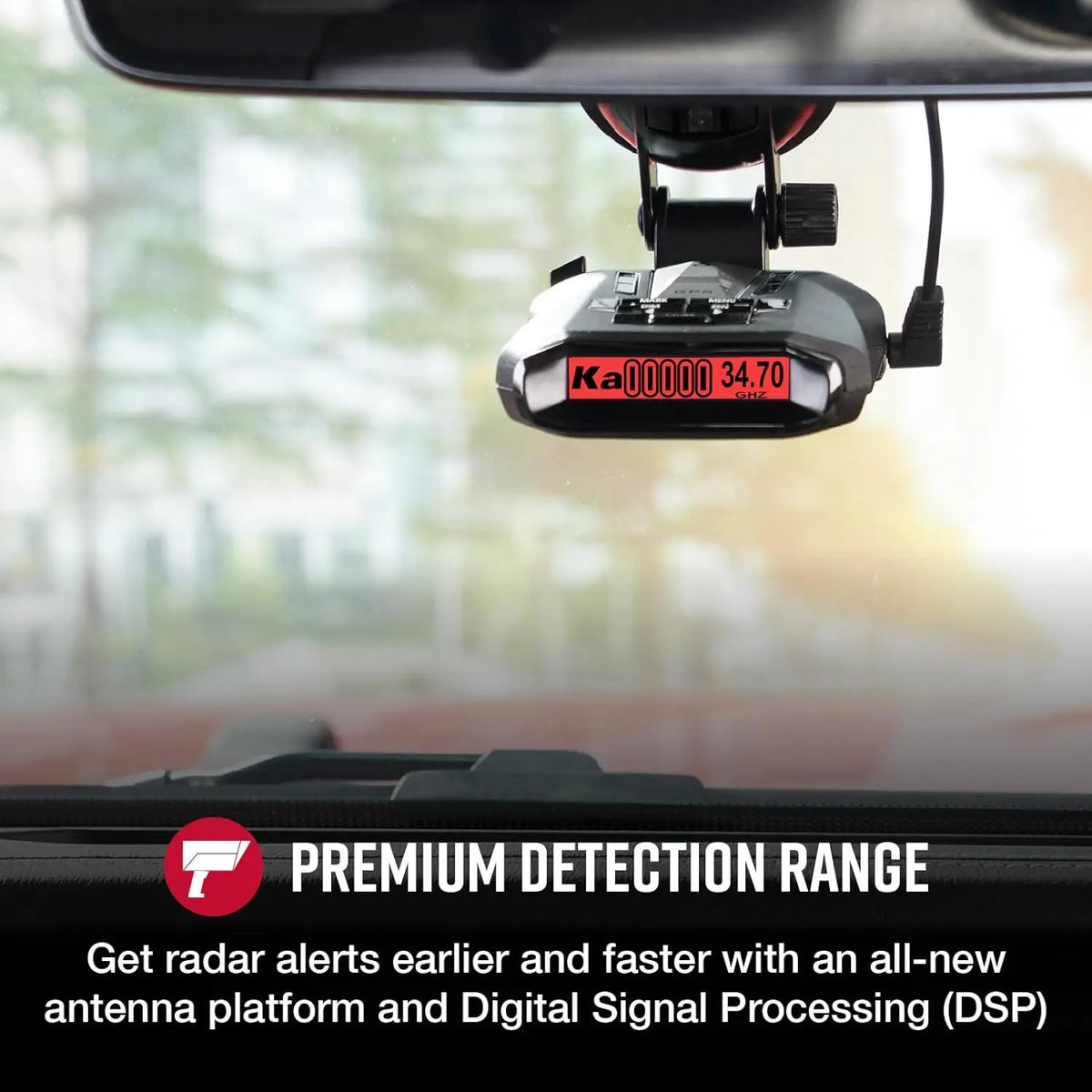 Cobra RAD 700i Laser Radar Detector with Premium Detection, Intelligence, Advanced Filtering, Drive Smarter App, Laser