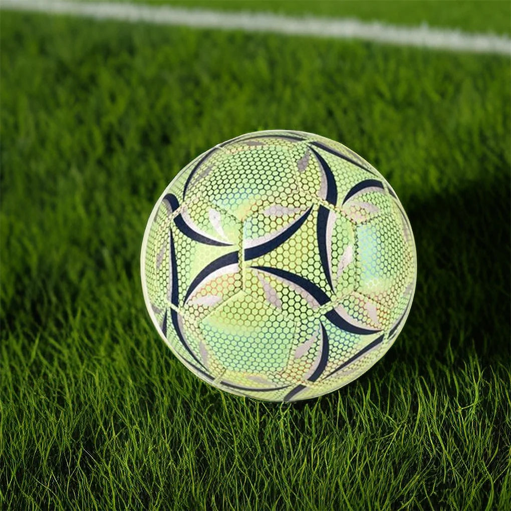 Outdoor Glow Reflective Football Soccer Ball