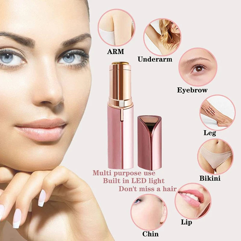 Electric Hair Removal Machine Eyebrow Trimmer Bikini Depilator Shaving Machine Face Hair Removal Painless Facial Shaver