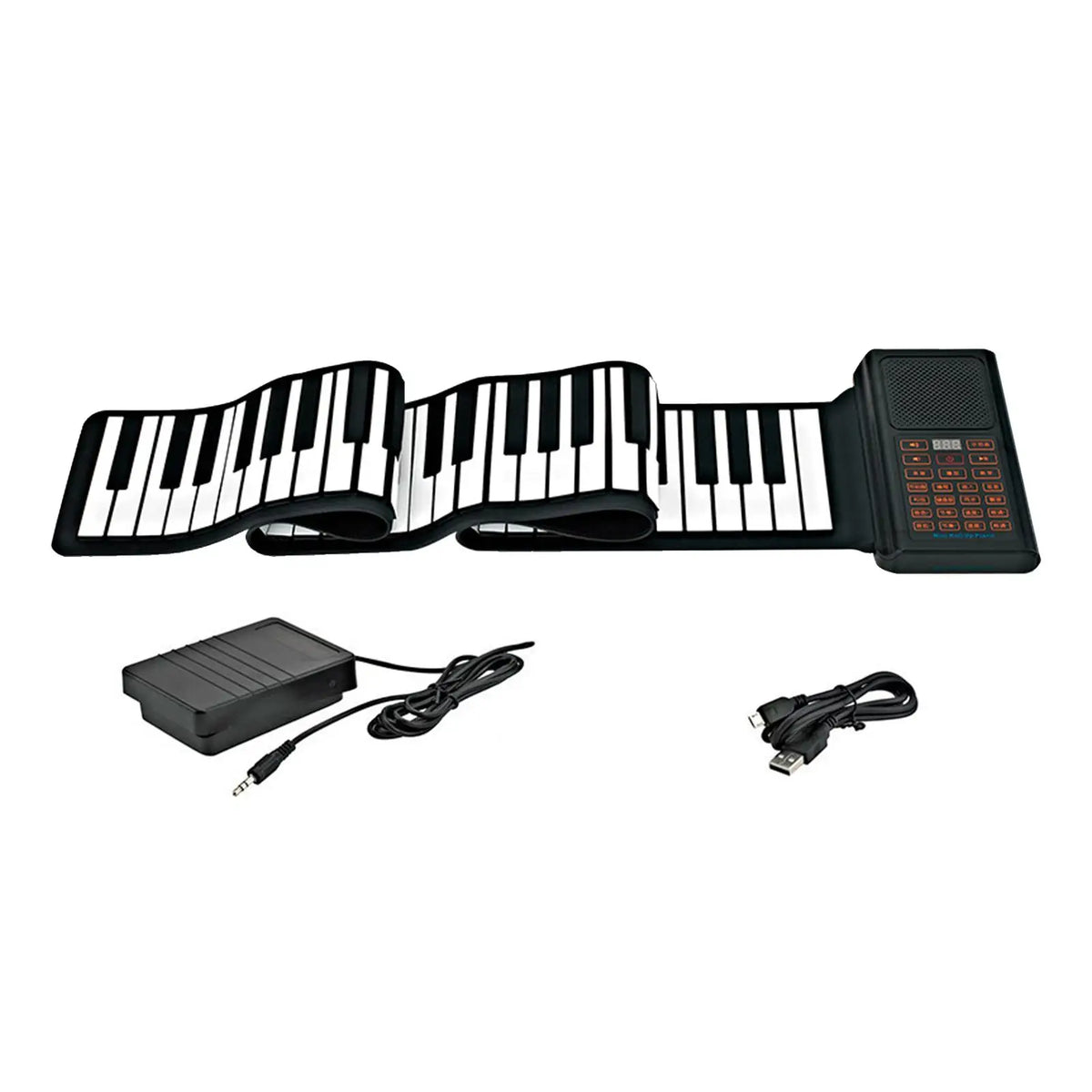 88 Keys Roll up Flexible Piano Travel Piano Silicone Electronic Piano for Kids for Home Gifts Holiday Gift Children Adults