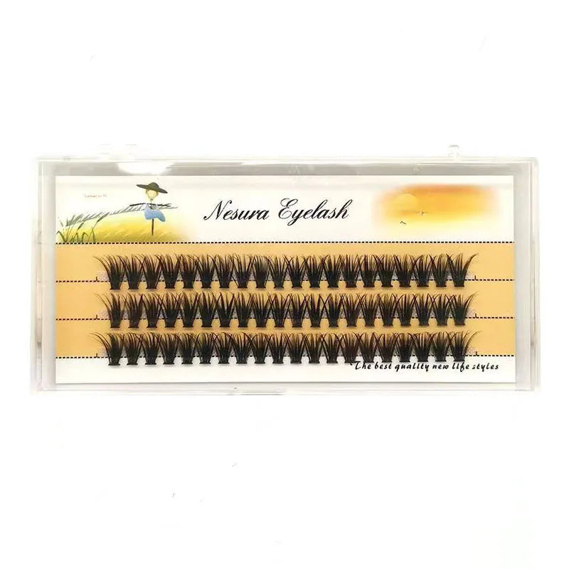 48/60/160 Bundles False Eyelash Extension Natural Mink Eyelashes Clusters Individual Lashes Bunches Makeup Cilia Eyes Faux Cils