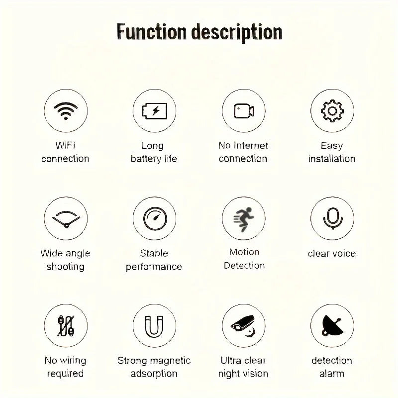 Xiaomi X10 intelligent WiFi Mini Camera 1080P Home Security Camera Nanny Cam Baby Monitor Indoor Video Motion Detection Recorder