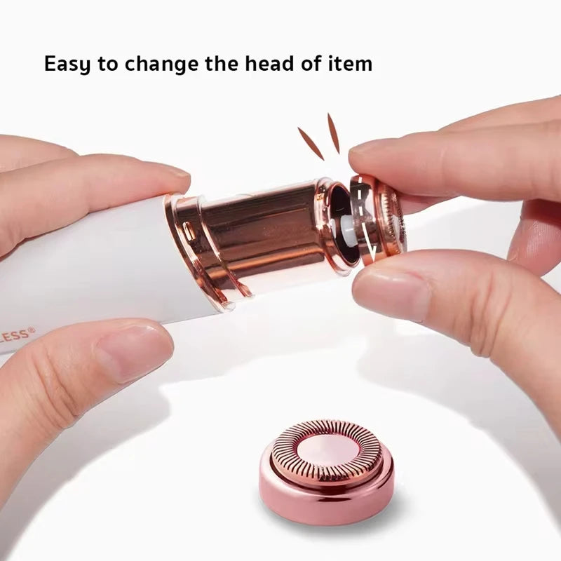 Electric Hair Removal Machine Eyebrow Trimmer Bikini Depilator Shaving Machine Face Hair Removal Painless Facial Shaver