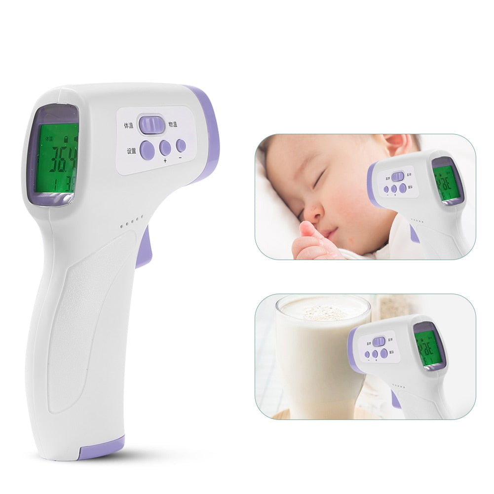 Medical Infrared Thermometer Forehead Non-Contact Digital Infrared Thermometer Forehead Pyrometer for Baby Adult Measure Device